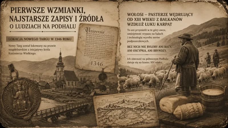 Historie kuchyně Podhala: první zmínky, nejstarší záznamy a prameny